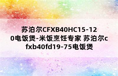 苏泊尔CFXB40HC15-120电饭煲-米饭烹饪专家 苏泊尔cfxb40fd19-75电饭煲